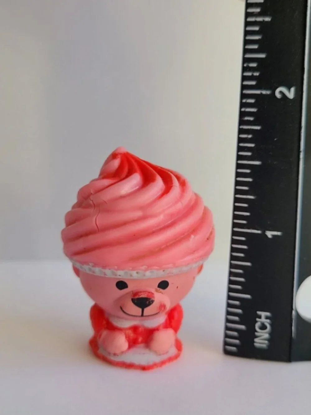 FWB Miniature Toy Cupcake Bear Pink 1.5